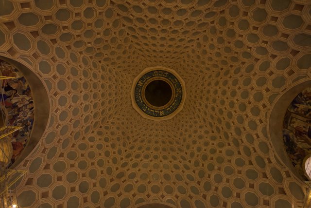 The Vaulted Ceiling of the Cathedral of the Holy Cross