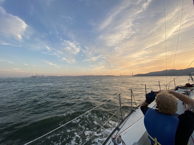 Sunset Sail on Raccoon Strait