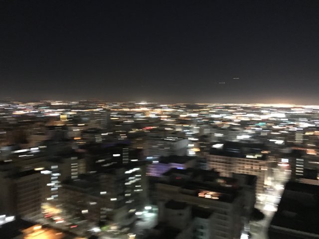 Illuminated Metropolis by Night