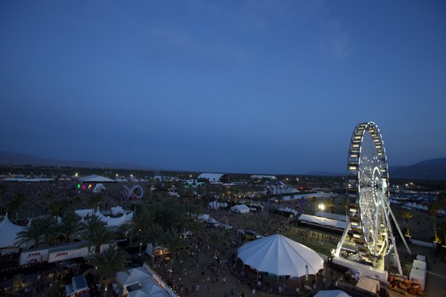 Fun Over the Festival: A Magical Ferris Wheel Ride