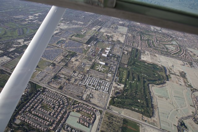 Aerial view of the metropolis