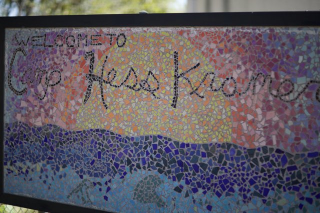 Welcome to Cape Hess Kammer - A Mosaic Art Sign