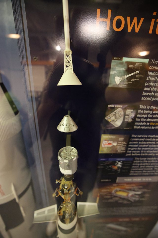 Apollo Program Saturn V Rocket Model Display