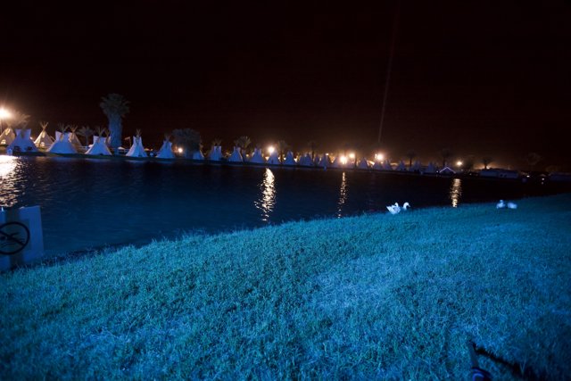 Nighttime Boating at Altadena Lake