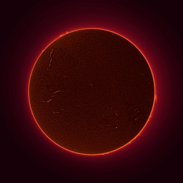 Solar Chromosphere in Hydrogen-Alpha Light