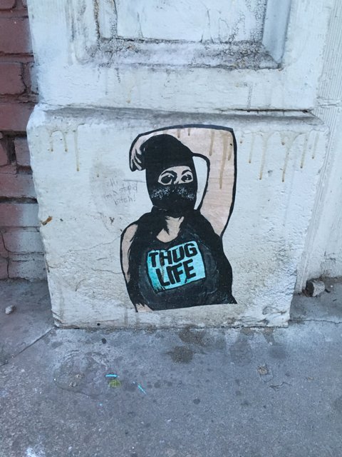 Thug Life in Graffiti