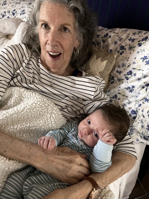 A Moment of Joy with Grandma