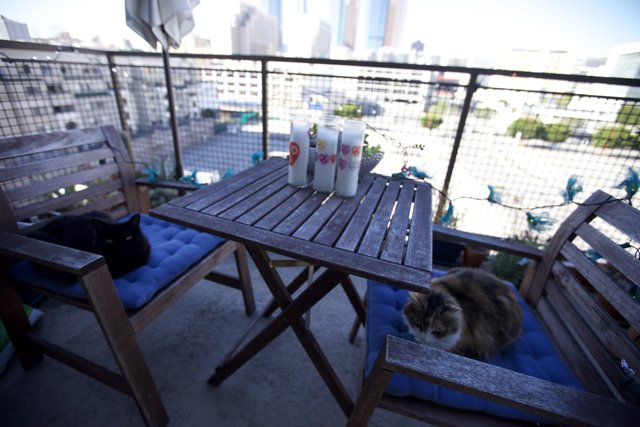 A Cozy Balcony Retreat