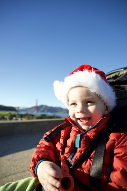 Santa's Young Helper in SF, 2023
