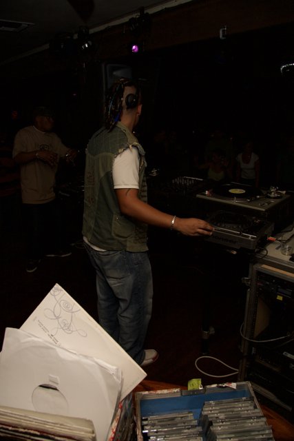 DJ Entertains at 2006 Art Walk