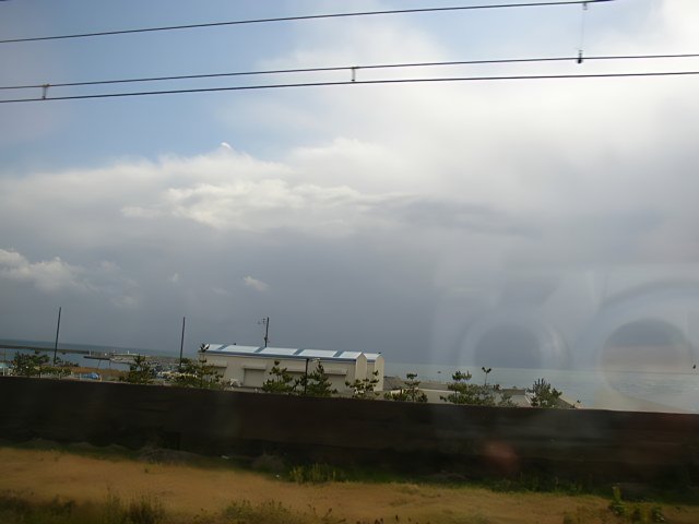 Ocean Scenery from the Train