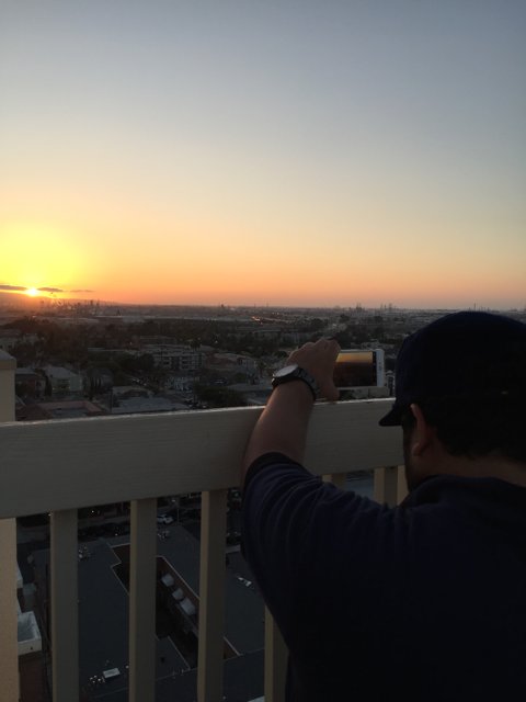 Capturing the Long Beach Sunset