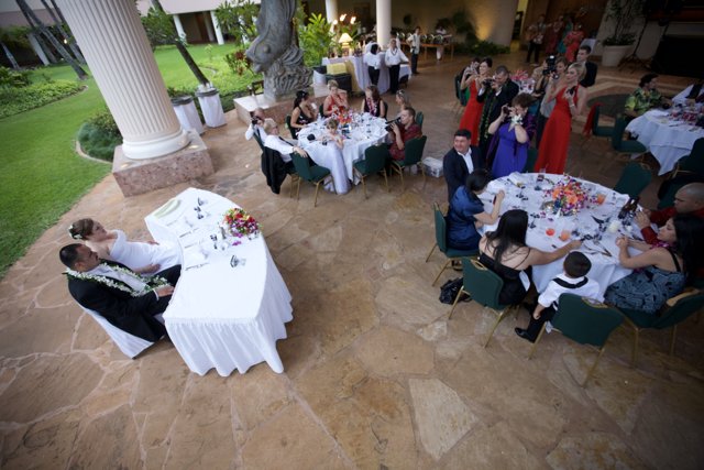 Wedding Reception at a Hawaiian Resort