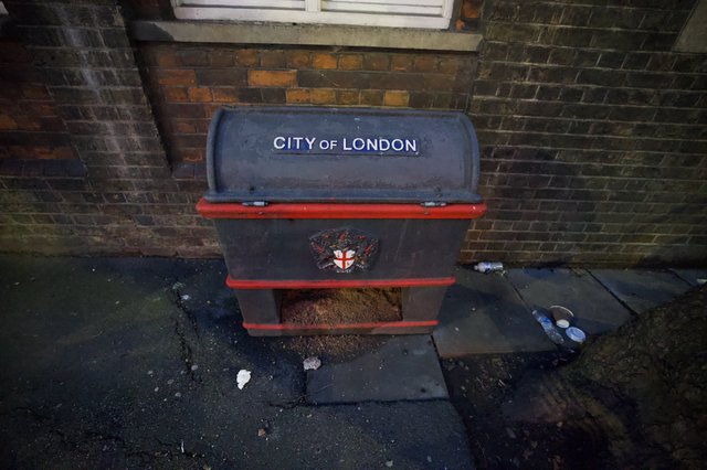 Historic City of London Cast Iron Litter Bin