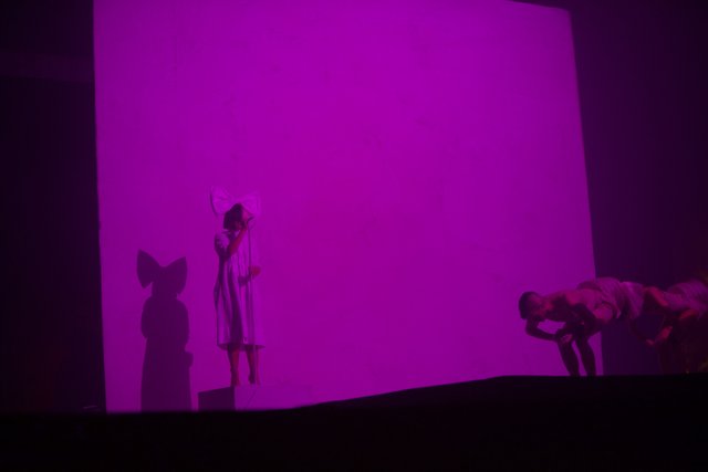 Purple Hues on a Stage