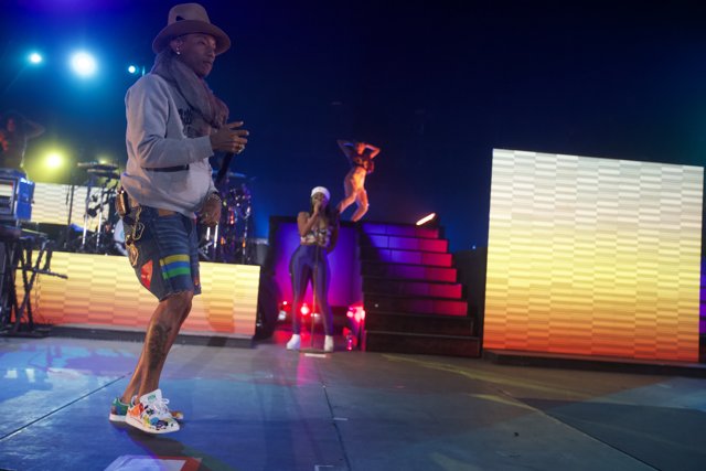 Pharrell Williams Rocks the Stage at Coachella