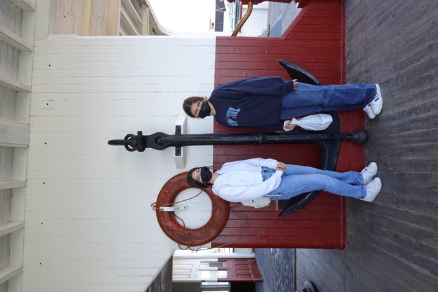 Friends Visit Historic Maritime Ship Deck