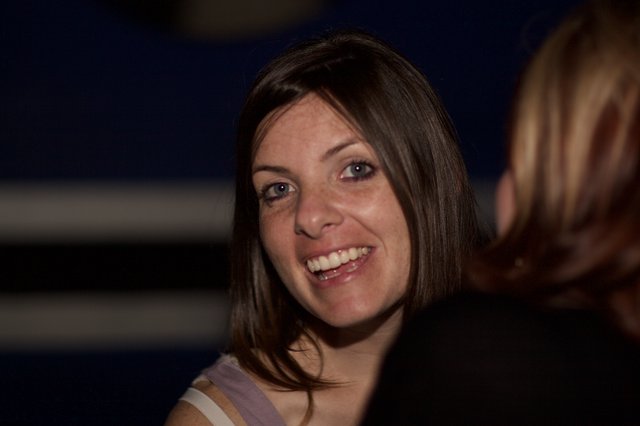 Joyful Woman Sharing a Genuine Smile Indoors