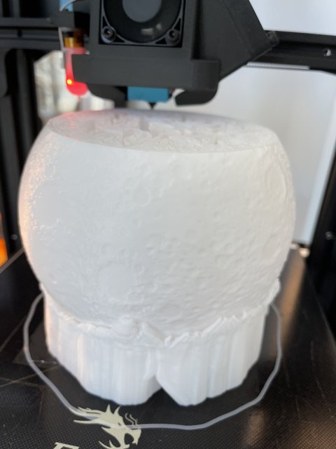 3D Printed Cream Speaker