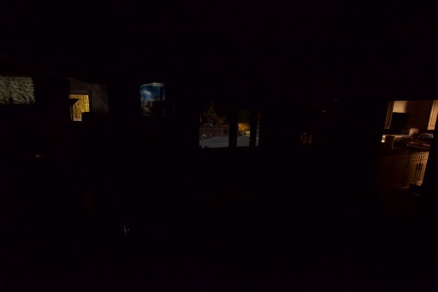 Illuminated Window in a Dark World