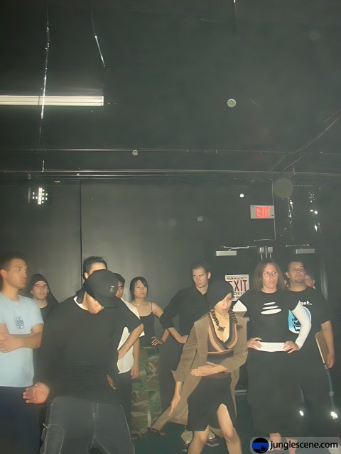 Masked Nightclub Gathering