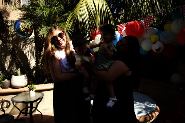 A Summer's Embrace at Wesley's First Birthday Party