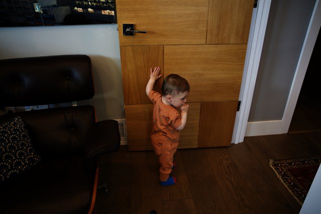 A Young Explorer at Home