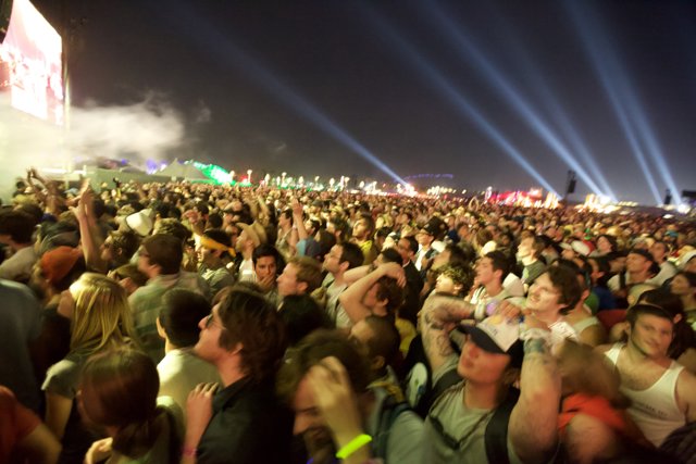Electrifying Crowd at Cochella Music Festival