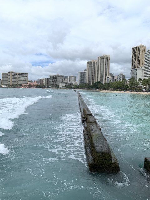 Pier View of Waikiki Waterfront