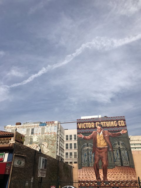 Circus Billboard on Bradbury Building