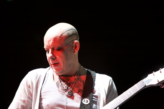 Bald Guitarist Rocks Coachella Stage