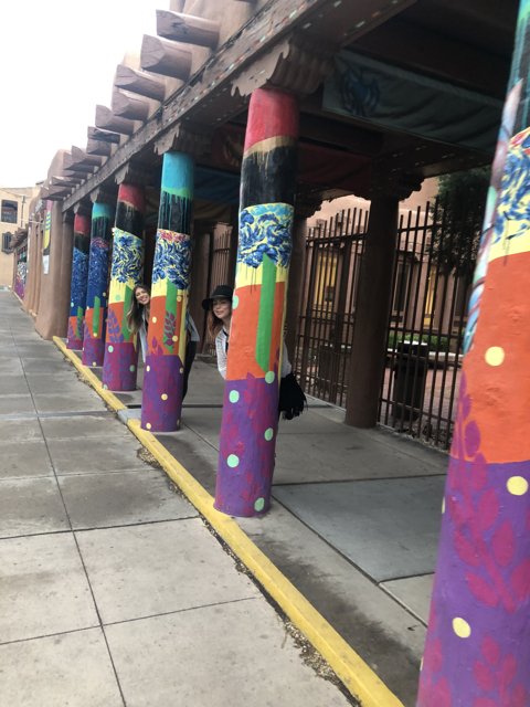 Colorful Pillars