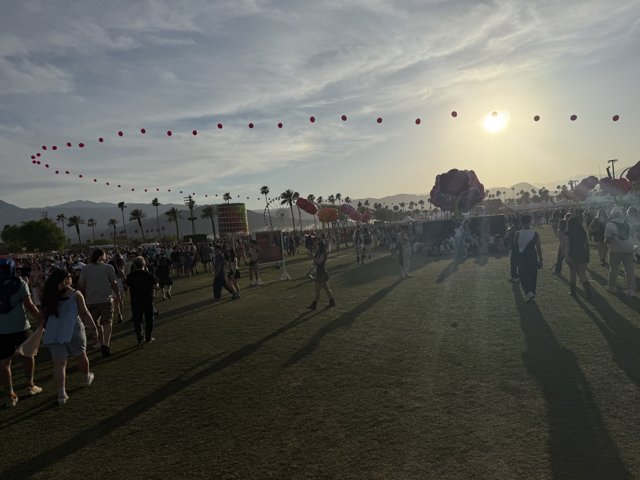 Sunset Stroll at the Empire Polo Club