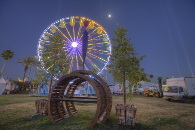 Moonlit Ferris Wheel