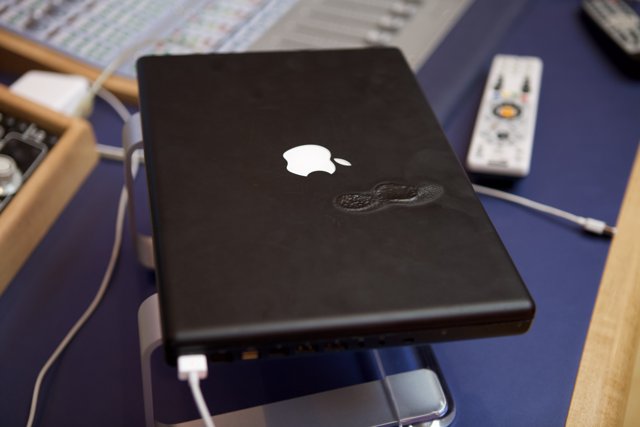 Sleek Black Laptop for Ultimate Productivity