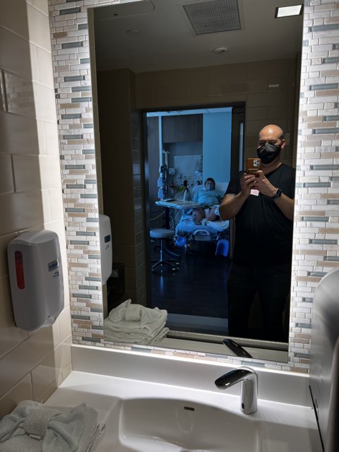 Bathroom Selfie at CPMC Van Ness Campus
