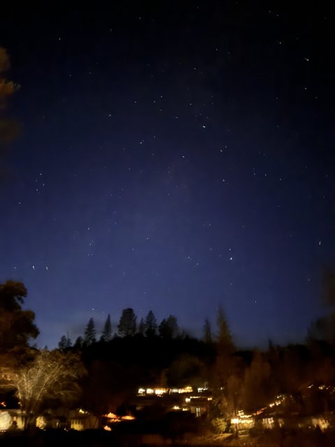 Starry Awe in December Night