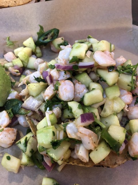 Shrimp and Cucumber Salad with a Twist