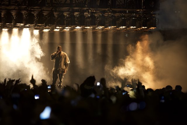 Kanye West lights up the O2 Arena