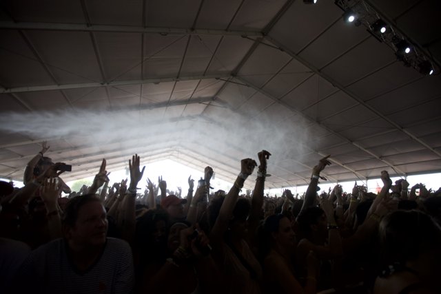 Smoke and Sounds at the Coachella Music Festival
