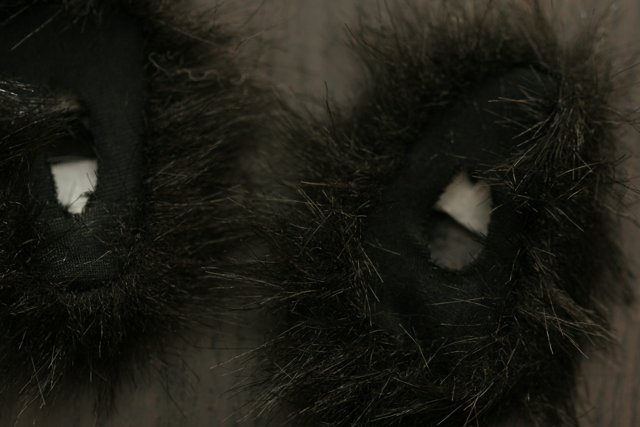 Fierce and Furry Black Cat Ears