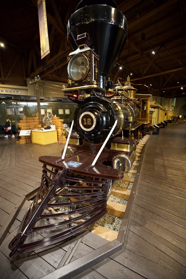 Historic Steam Locomotive 'Big Boy' on Museum Display