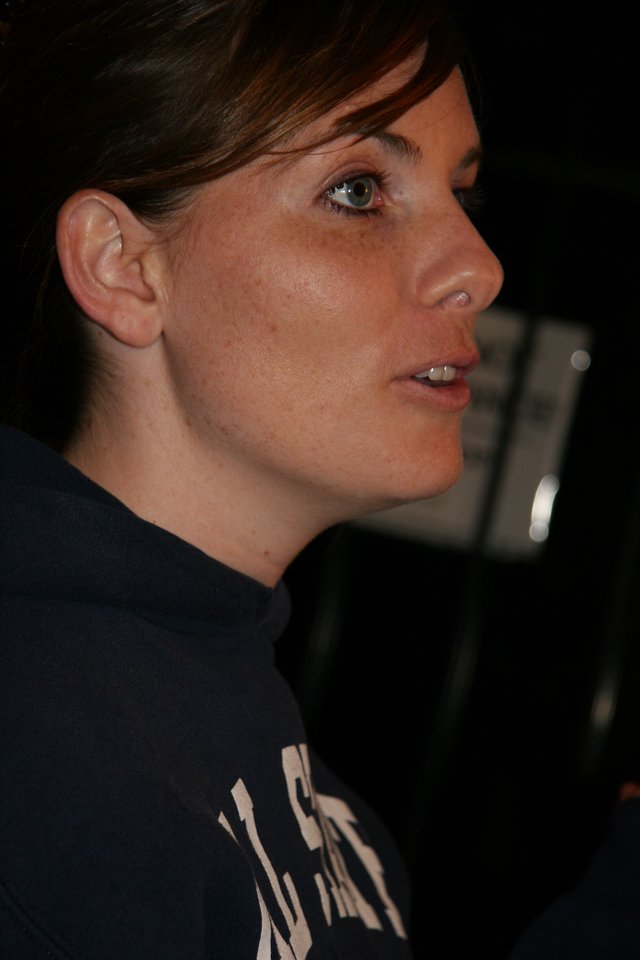 Candid Portrait of Penelope in Dark Setting