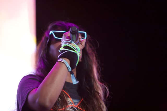 Neon Sunglasses and Melodic Voice