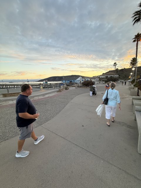 Sunset Stroll Along Avila Beach