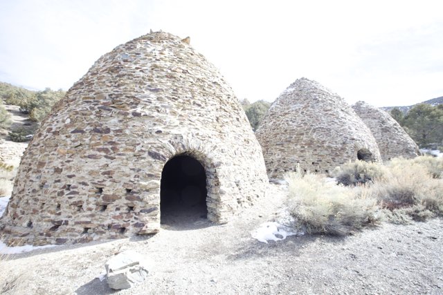 Stone Buildings Providing Shelter in the Countryside