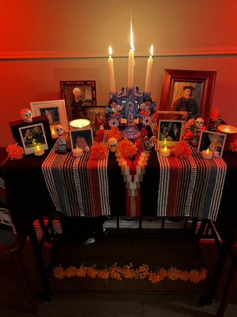 Candlelit Altar Table