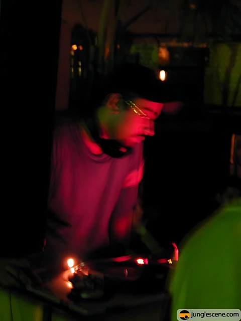 Nightclub Deejay Spins the Beats