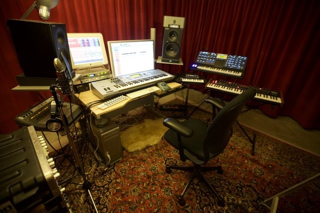 Inside Morgan Page's Recording Studio