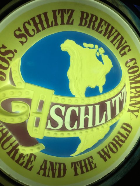 Schlitz Brewing Company Sign